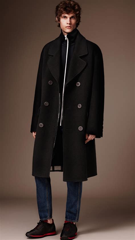 burberry coat men's|burberry men's cashmere overcoat.